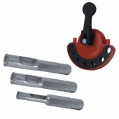 Dedra deimantinis grąžtas stiklui ir glazūrai, šešiakampis, 6 10 8mm rinkinys