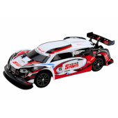 RC Sports Car 1:16 Drift Interchangeable Wheels White and Red