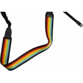 Camera strap flat Rainbow black