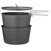 Primus 740320 camping cookware pot set 2.3 L Aluminum, Black