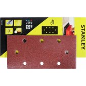 STA.SAND PAPER 93mm x 190mm MIX / 5vnt. 8 SKYLĖS SU LIPUKU
