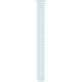 49mm Ice Blue Ocean Band Extension - Natural Titanium Finish
