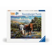 Ravensburger dėlionė 500 vnt. Loving Cattle