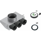 SpiroFlex izoliuota paskirstymo dėžė 3x75/ 125 VENT CLEAR rinkinys Sp