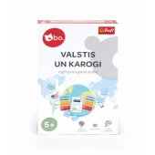 Izglītojoša galda spēle "Valstis un karogi" (latviešu valodā)