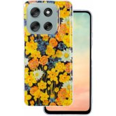 "Glow Glam Case Motorola Moto G56", oranžinė