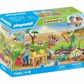 Playmobil Country idiliškas daržovių sodas su seneliais