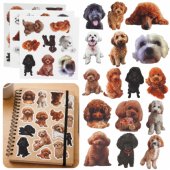 Set of Stickers with Boxes and Dogs for Decorating Various Motifs 54 p