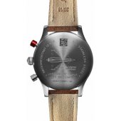 Aviation Eurofighter 2576-2 41mm Silver/ Brown