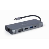 Gembird A-CM-COMBO7-01 USB Type-C 7-in-1 multi-port adapter (H
