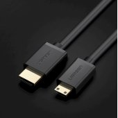 11167 HDMI - mini HDMI cable 19 pin 2.0v 4K 60Hz 30AWG 1,5m Black