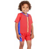 Sea Squad Float Suit Lava Red / Neon Blue 11-345-B408