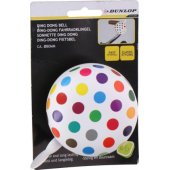 Dunlop Dzwonek rowerowy o śr. 80 mm kropki