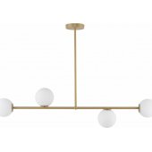 Sigma lubinis šviestuvas Modern Ready LED lubinis šviestuvas virš Sigma stalo.