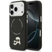 Karl & Choupette Pins MagSafe Case iPhone 17 Pro Max Black