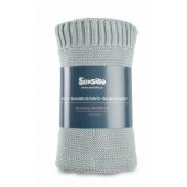 Blanket Bamboo-Cotton 80x100cm Baby Grey