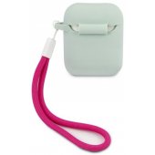 GUACA2LSVSBF Vintage case for Airpods 1/ 2 Blue