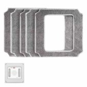 Spare square microfiber cloth for window cleaning robots 5 pcs.