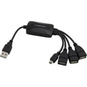 _615772 ESPERANZA ŠAKOTUVAS 4 PRIEVADŲ USB 2.0 EA158