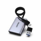 Adapter AV USB/ C/ A 2x HDMI FHD 0.6m Grey