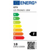 LED A65 E27 4000K 18W 1700lm