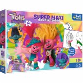 _7003407 TREFL TROLLS Super Maxi dėlionė, 24 vnt.