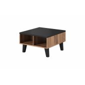 Cama LOTTA 60 coffee table wotan oak/ mat black