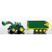 Siku John Deere traktorius su priekaba