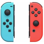 Joy-Con pora - neoninė raudona/ neoninė mėlyna, skirta Switch