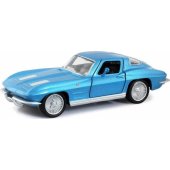 Daffi Chevrolet Corvette Stingray 1963 niebieski