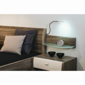 00186324 Retro Alarm Clock Grey