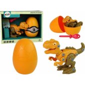 LeanToys Dinosaur Tyrannosaurus Rex Set with Egg DIY Screwdriver Pomar