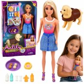 Anlily Big Dog and Puppy Doll Care Accessories Set