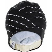 Kantuotas audinys 3428 22 juoda/ balta