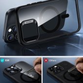 Classic Hybrid HaloLock MagSafe + Glass iPhone 16 Pro Max skaidrus-juodas