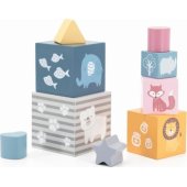 Viga Toys Klocki Drewniana Układanka Viga Toys