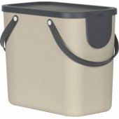 Rotho atliekų rūšiavimo šiukšliadėžė, pakreipiama, 25L, smėlio spalvos (1024907422)