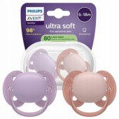 Avent Ultra Soft 6–18m violetinė/ oranžinė