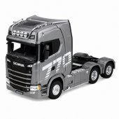 Scania Huina 1501 Remote Controlled RC Truck Gray Silver 1:18