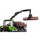 Tractor with forest trailer, model vehicle