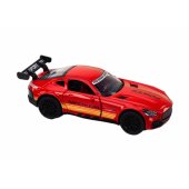 Sports Car Car 1:32 Action Figure Red Spoiler Metal