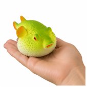 Tampri tikroviška vandenyno žuvies guminė figūrėlė Puffer Fish, 12 cm