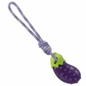 Aubergine on a rope TPR 13 cm/ 34 cm