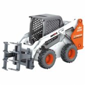 Metalinis ratinis krautuvas su griebtuvu Huina baltas 1:50