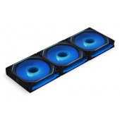 12RSLIN3B 120mm Case Fan Black 3pcs