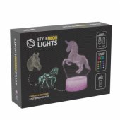 SNL116RGB LED lamp Light decoration Horses RGB 3D