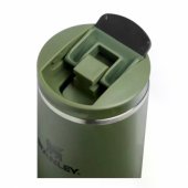 The Transit Fliptop Mug 0,35L tamsiai žalias