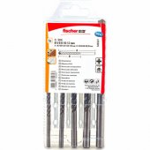 fischer akmens grąžtų rinkinys D-SDX SET 5-12mm (5 vnt.)