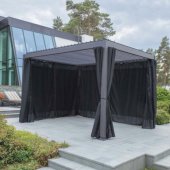 Side walls MIRADOR 3x3m Black 4pcs