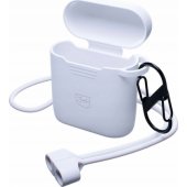 Silicon AirPods Case for AirPods 2 White